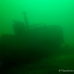 U-Boot, Backbordseite, Tauchen im Helenesee, Tauchen in Brandenburg