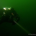 Werbellinsee, Kaffenkahnwrack "Kap Horn", Tauchen im Werbellinsee, Tauchen in Brandenburg