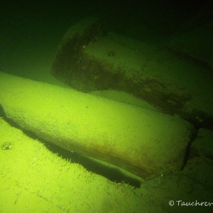 Werbellinsee, Kaffenkahnwrack "Kap Horn", Maststuhl