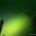 Werbellinsee, Kaffenkahnwrack "Kap Horn", Tauchen im Werbellinsee, Tauchen in Brandenburg