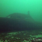 Wrack 1, Kajütboot, Tauchen im Werbellinsee, Tauchen in Brandenburg