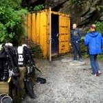 Eingang Bergwerk Nuttlar, Tauchen im Bergwerk Nuttlar, Tauchen in NRW