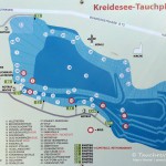 Tauchplatzkarte, Tauchen im Kreidesee Hemmoor, Tauchen in Niedersachsen
