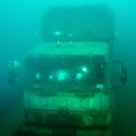 LKW, Tauchen im Kreidesee Hemmoor, Tauchen in Niedersachsen