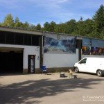 Tauchen im Bergwerk Felicitas, 2019, Bergwerktauchen, Sauerland, Eingangshalle, Parkplatz